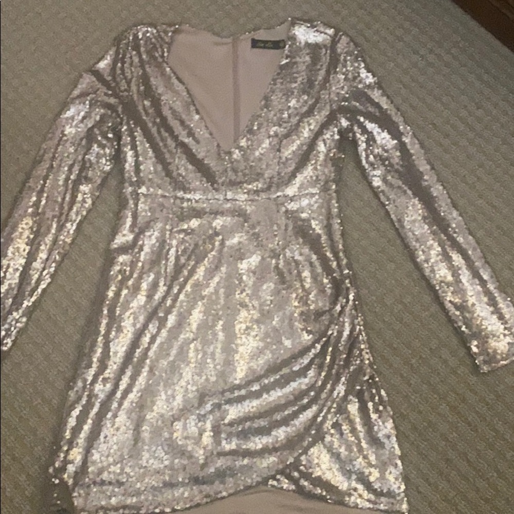 Gold dress